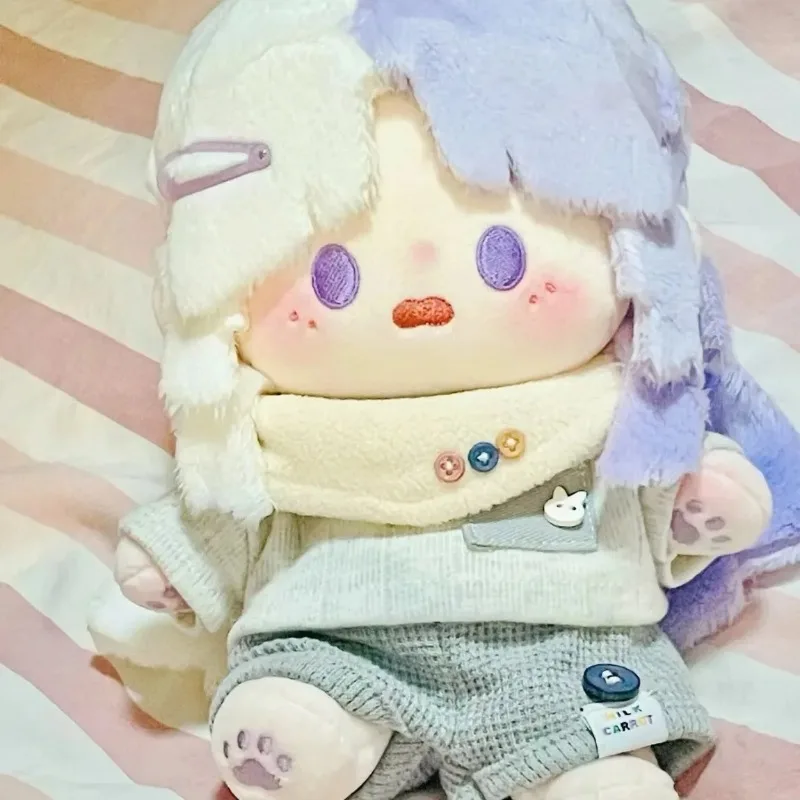 20cm Game Cute Bungo Stray Dogs Sigma Cosplay Soft Body Doll Cartoon Change Clothes Pillow Xmas Gift