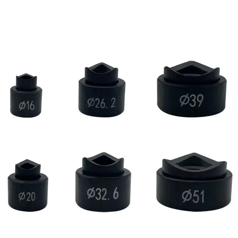 Die SYK-8A Manual Hydraulic Hole Puncher Mold, SYK-8 Stainless Steel Plate Hole Puncher, Round Mold, Square Die Custom Order