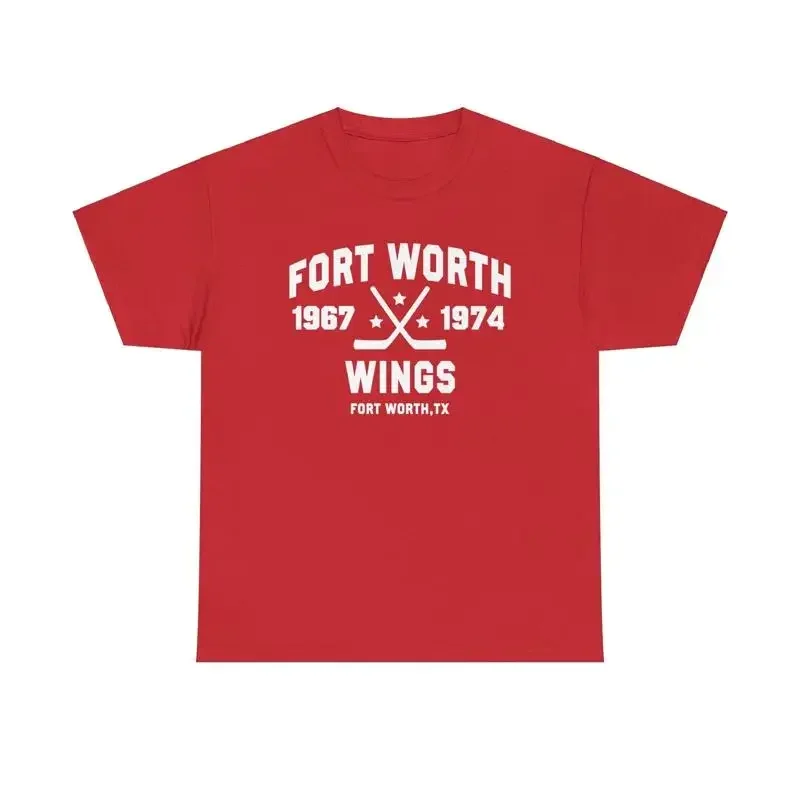 Fort Worth Wings Texas Central Hockey League 1967 1974 T shirt
