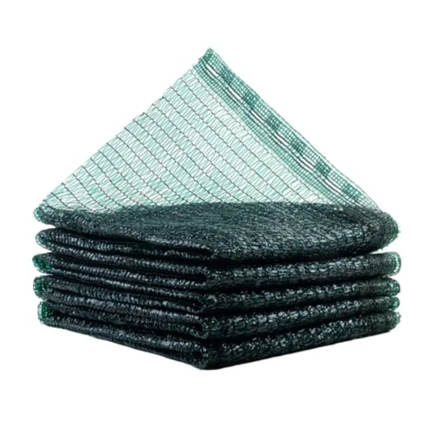

6.5x10FT 55 Dark Green Shade Cloth Sun Shade Net UV Resistant Mesh Tarp Plant Cover Sunblock Net for GardenGreenhouse Vegetable
