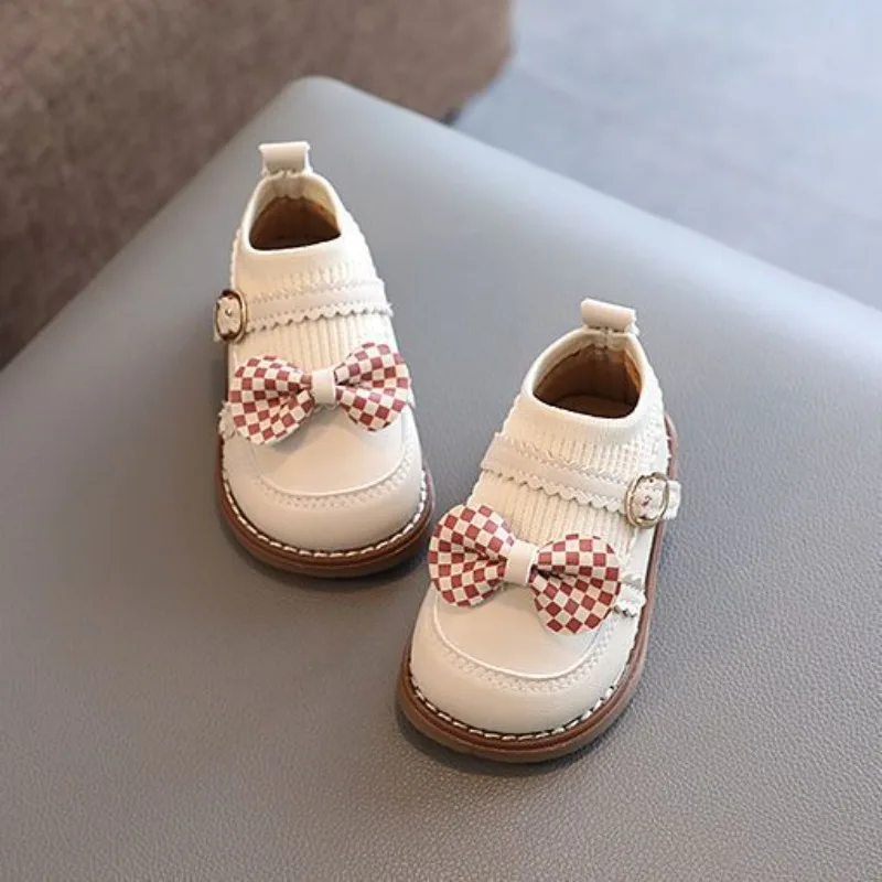 

Arrival Girls' Princess Style Toddler Shoes Non slip Soft Sole Leather Dress Shoes for 1-2 Years Old All Season First Walkers