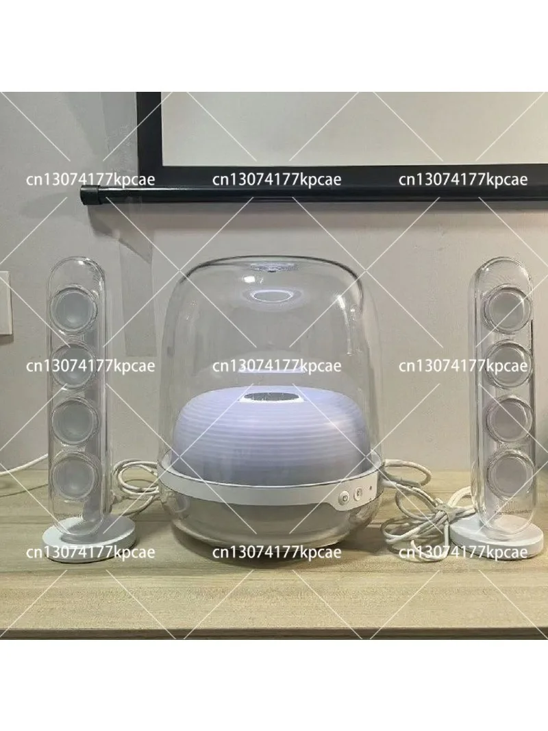 Home desktop wireless computer pair box ambient light stereo Bluetooth 5.4 4th generation subwoofer Bluetooth speaker