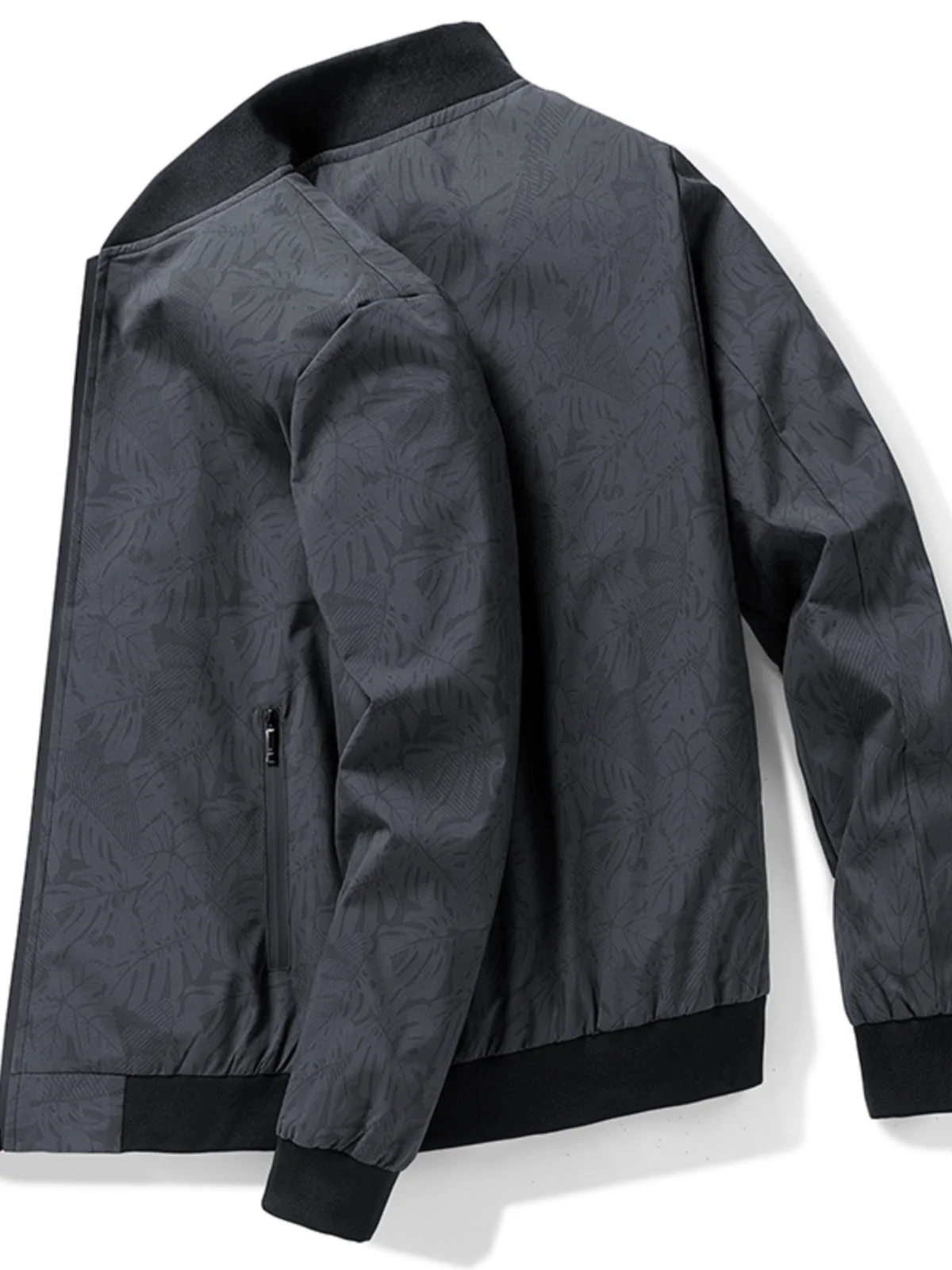 

Мужское приталенное пальто с бейсбольным воротником, модное весенне-осеннее новое повседневное пальто для папы, ветрозащитное длинное пальто на молнии све