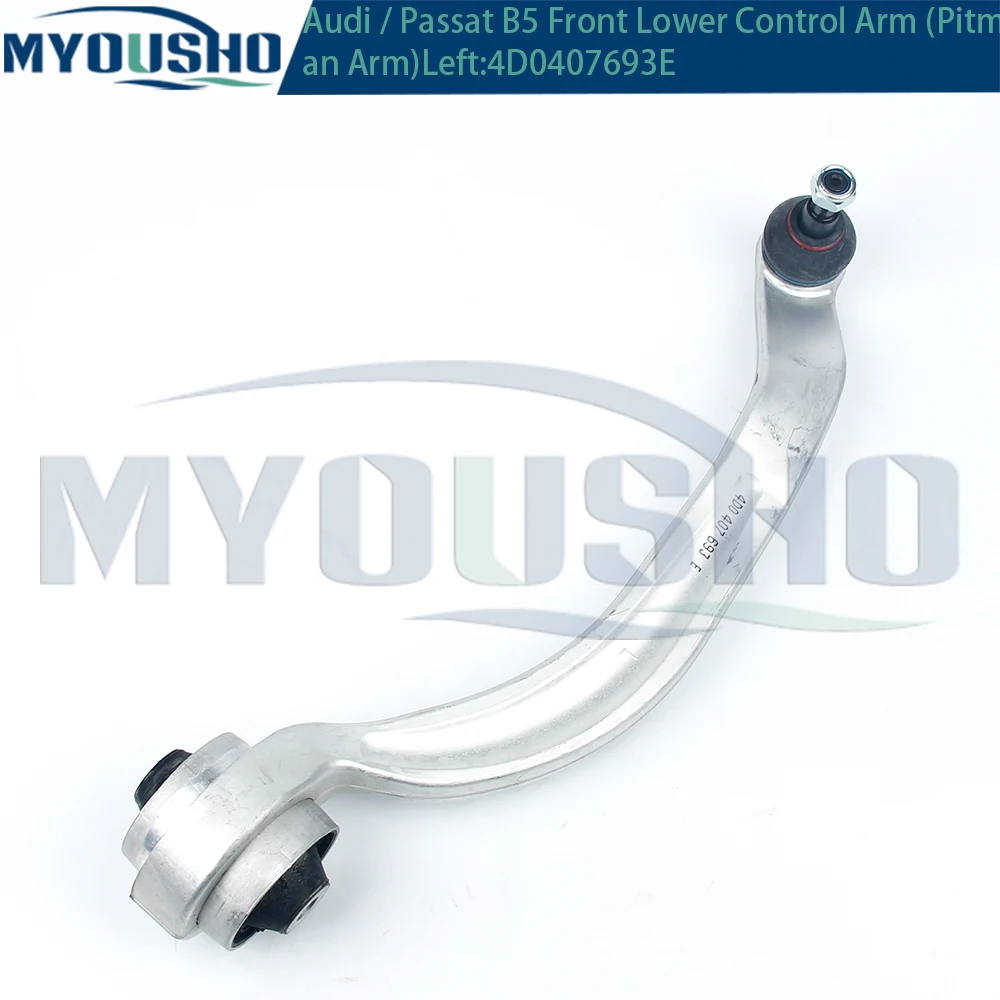 Myousho Front Lower Suspension Pitman Control Arm For Audi A4 B5 A6 C5 A8 4D2 VW Volkswagen PASSAT SKODA SEAT 4D0407693E