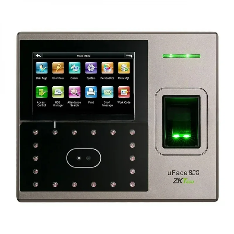 Zk-Teco Uface800 4.3 Inch Time Fingerprint RFID Facial Recognition & Attendance Machine