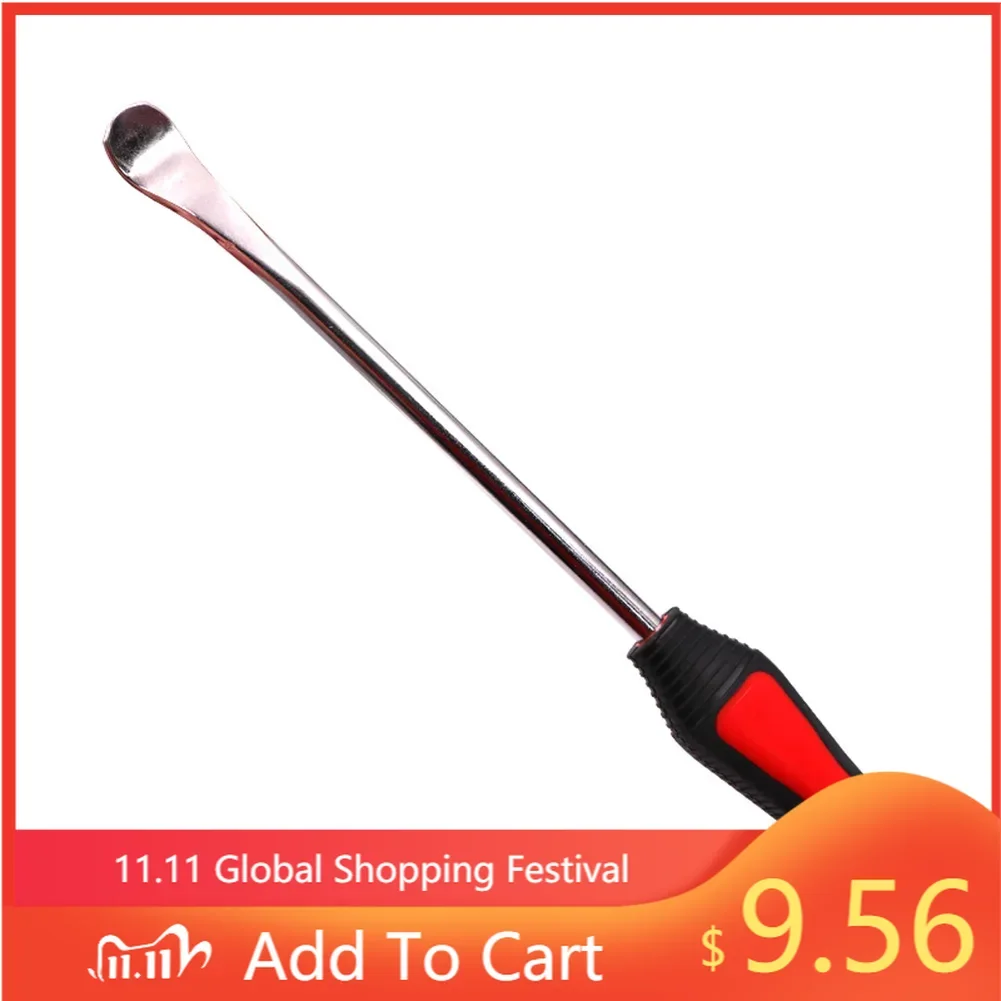 

Sturdy Pry Bar for Repairing Car Motorcycle Tires Heavy Duty Crowbar Robust Alloy & Steel Construction Red/Silver Color