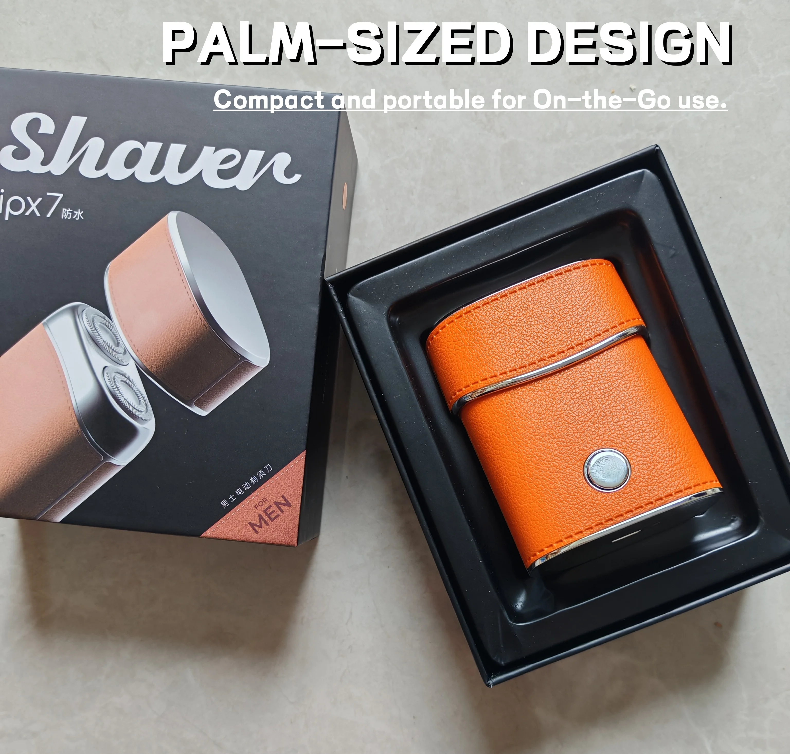 

T116 Ipx7 электрическая умная бритва мужская высококачественная кожаная двойная плавающая головка портативная дорожная беспроводная бритва триммер для бороды инструмент