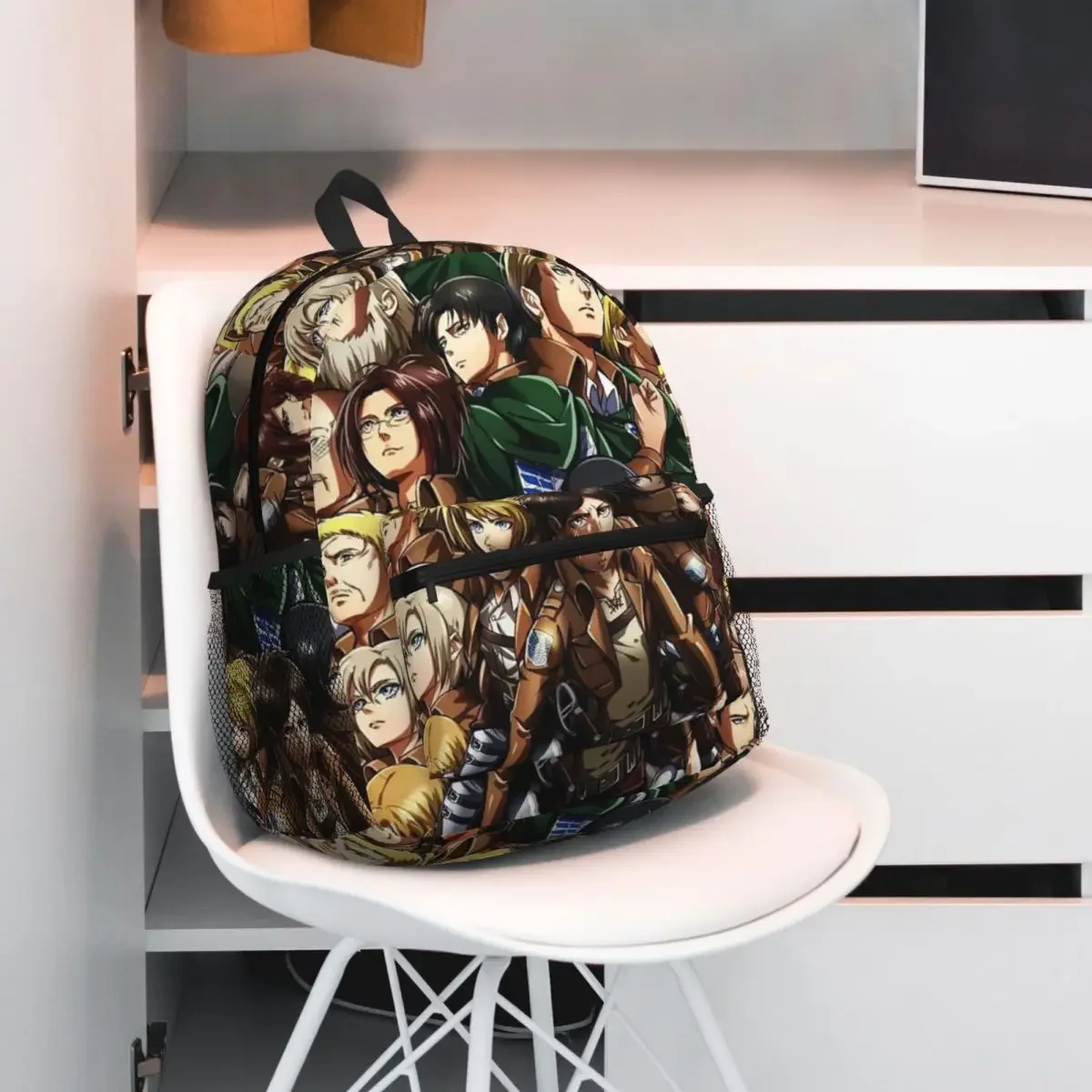 Anime Attack On Titan Student Backpack School Bag Hiking Travel Daypack for Boys Girls Fashion Bookbag Shoulder Bags
