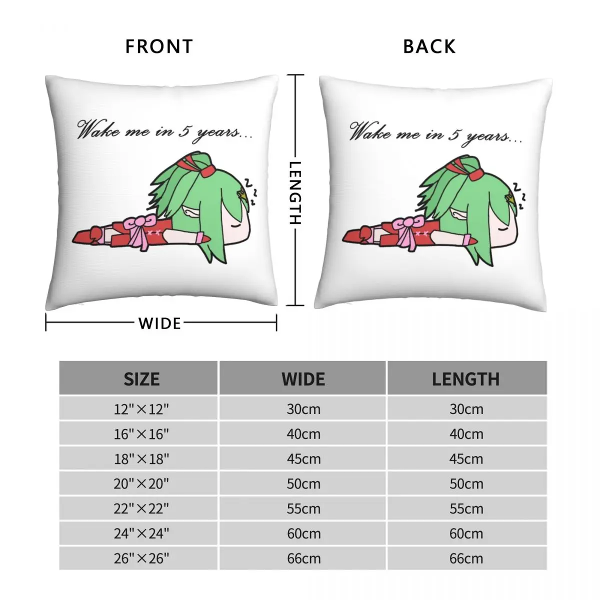 Wake Me In Five Years Tiki Pillowcase Polyester Linen Velvet Pattern Zip Decor Throw Pillow Case Room Cushion Cover