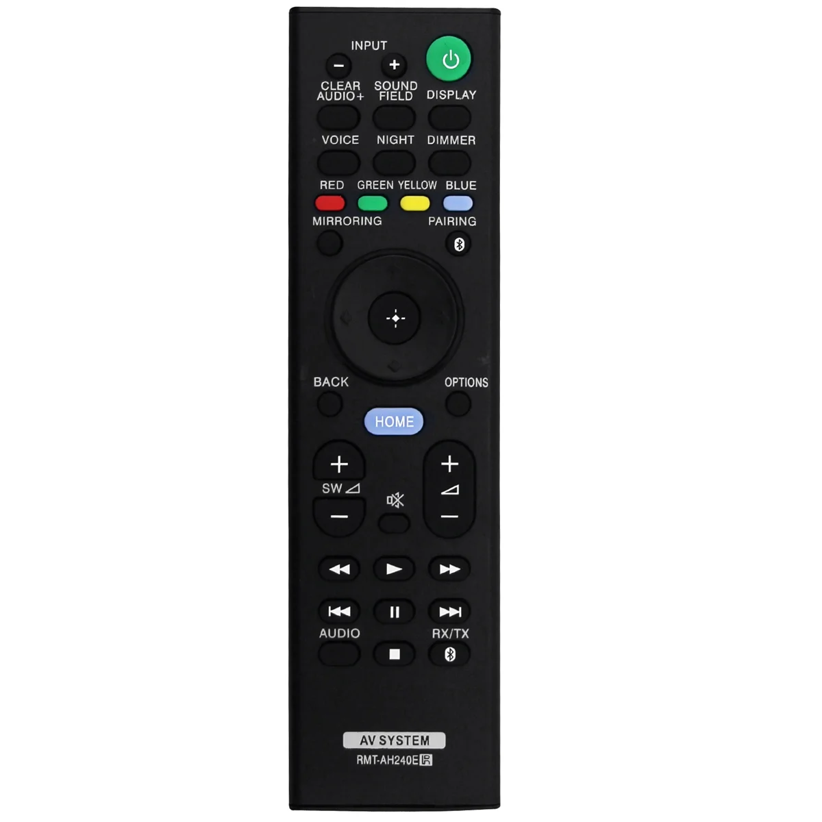 MAHA RMT-AH240E Remote Control Replace for Sony Soundbar SA-NT5 SA-WCT790 SA-CT790 HT-XT2 HT-CT790 HT-NT5 RMTAH240E