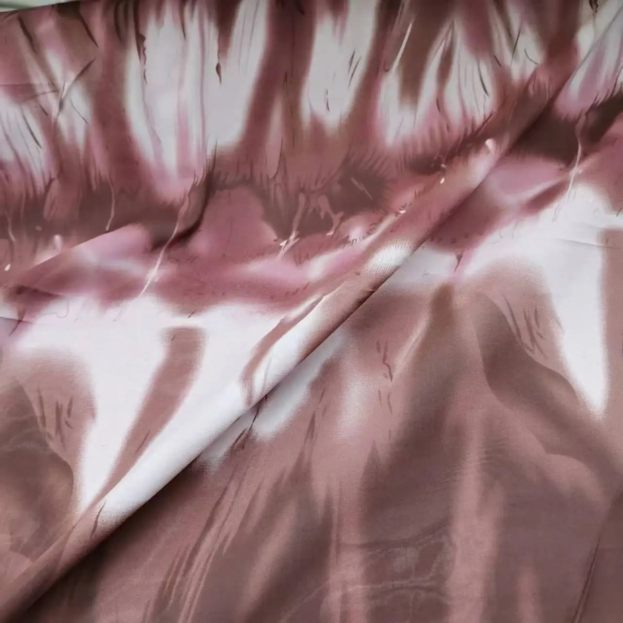 On Sale Stretchy Silk Georgette Fabric Ombre Print DIY Sewing Shirt Wedding Material Tissue