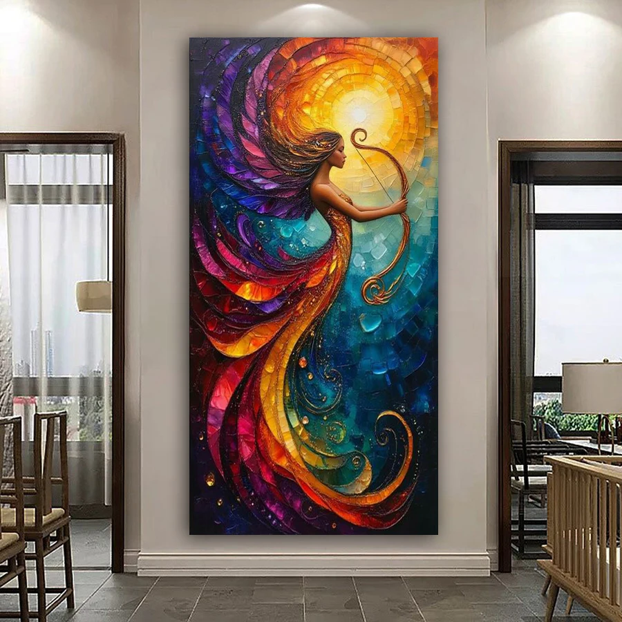 

Abstract Woman Large Size Diy Diamond Art Painting Constellation Full Square Round Drill Mosaic Embroidery Picture Wall Decor