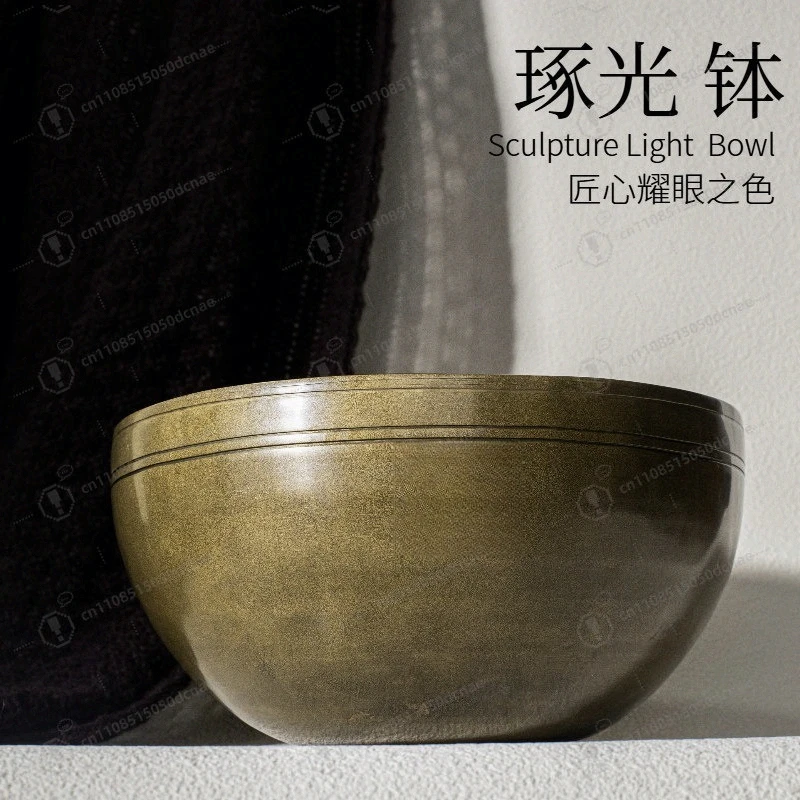 

Набор поющих чаш для медитации - Полированная чаша ручной работы для йоги и исцеления чакр, энергетический центр и священный декор