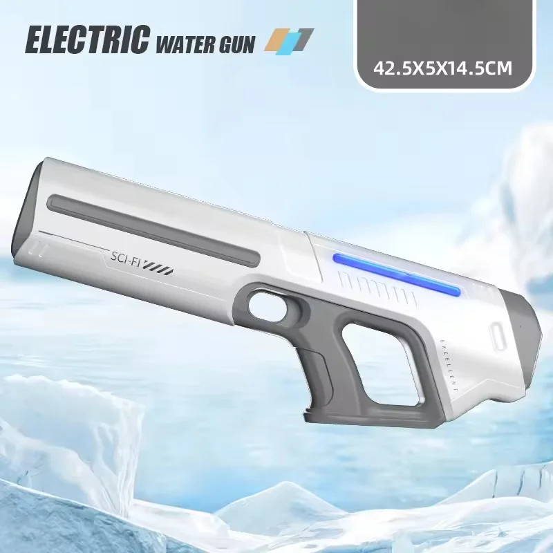 Automatisch Absorberen Water Hogedruk Elektrisch Waterpistool Speelgoed Voor Kinderen Zomer Buitenzwembad Vechtspellen Kinderen Waterpistool Cadeau