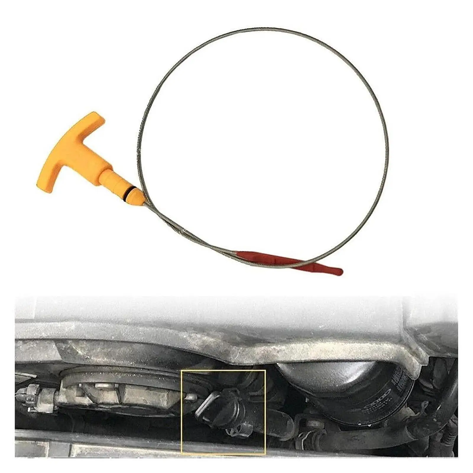 

Oil Level Indicator Dipstick 266112E021 Accessories Length 62cm Lightweight Measuring Tool Replacement