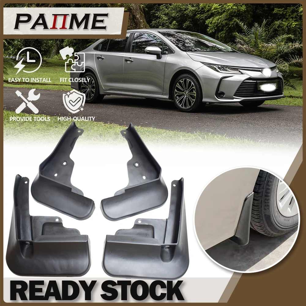 

4 Pcs Mud Flaps Mudflaps Splash Guards Front Rear Mud Flap Mudguards Fender for toyota corolla altis 2019-2023 YC101172