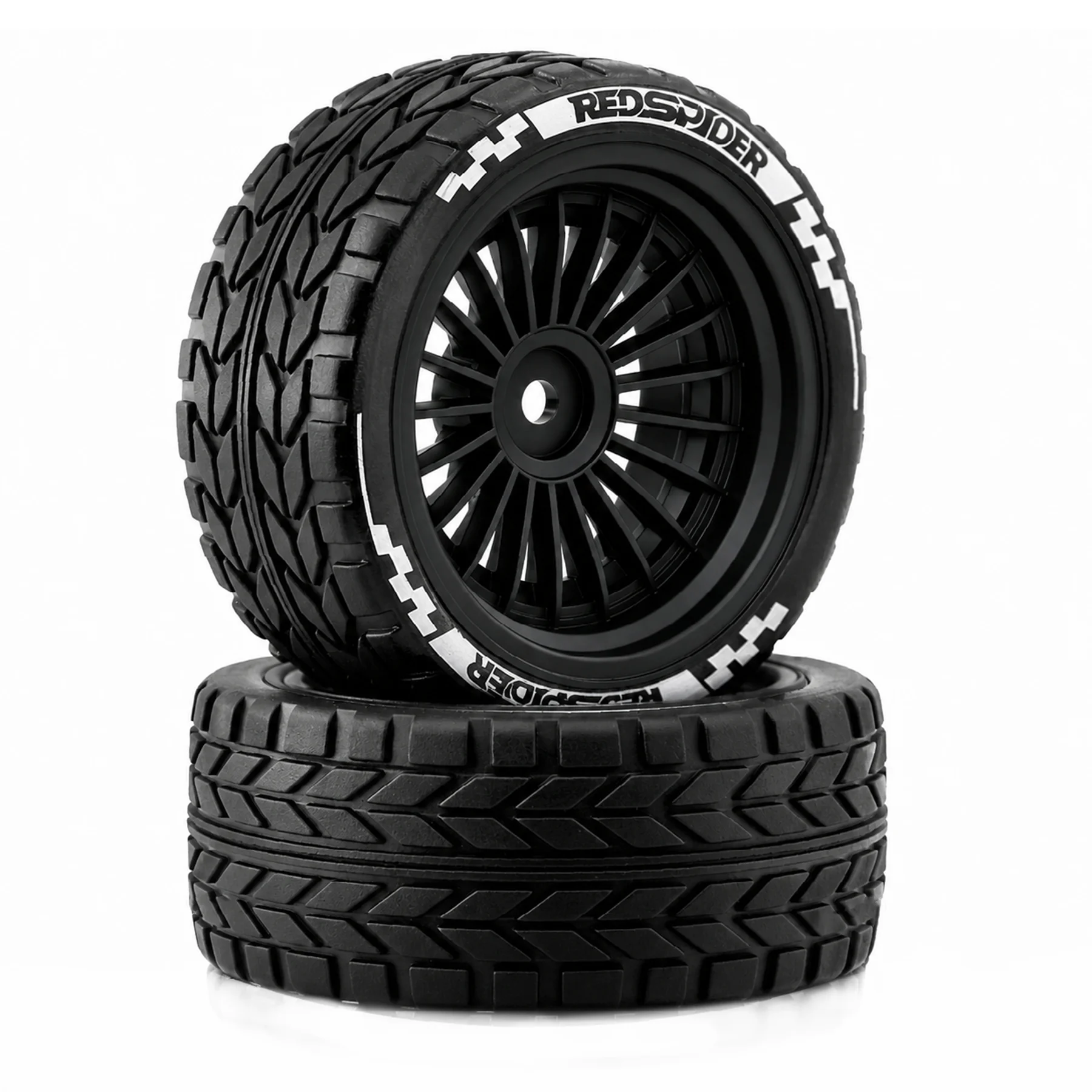 RED SPIDER 4Pcs 1/10 RC Rally Car Upgrade Parts 65mm Wheels Tires for HSP Tamiya HPI Kyosho 94122 94123 D3 D4 TT02 - view 5