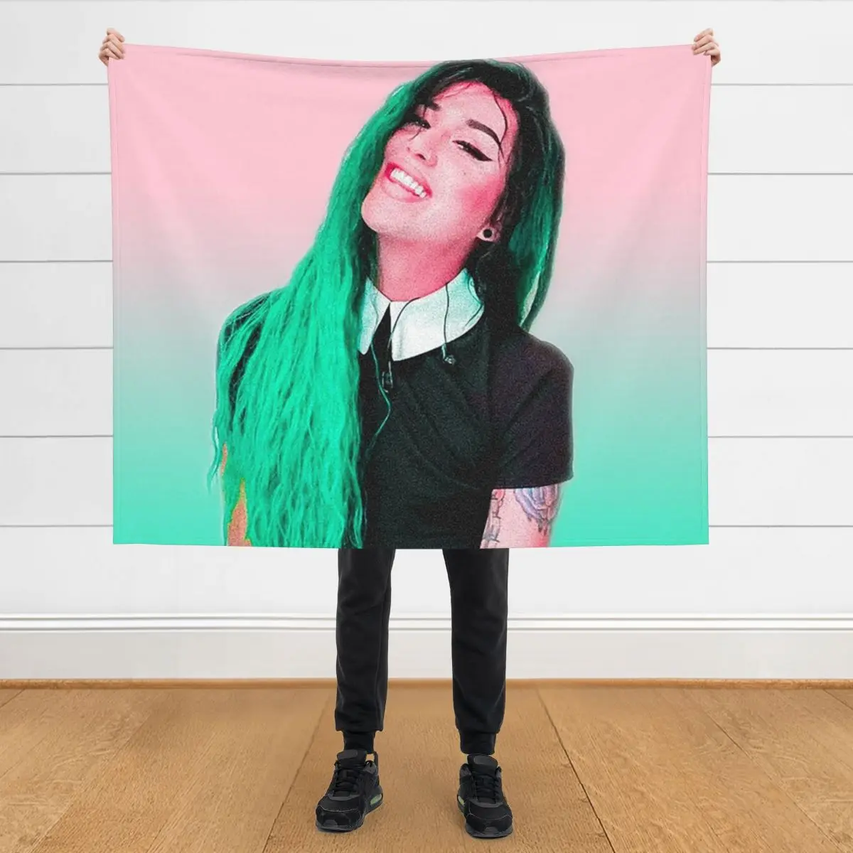 

Adore Delano || background color Throw Blanket Hairy For Sofa Thin Nap Blankets