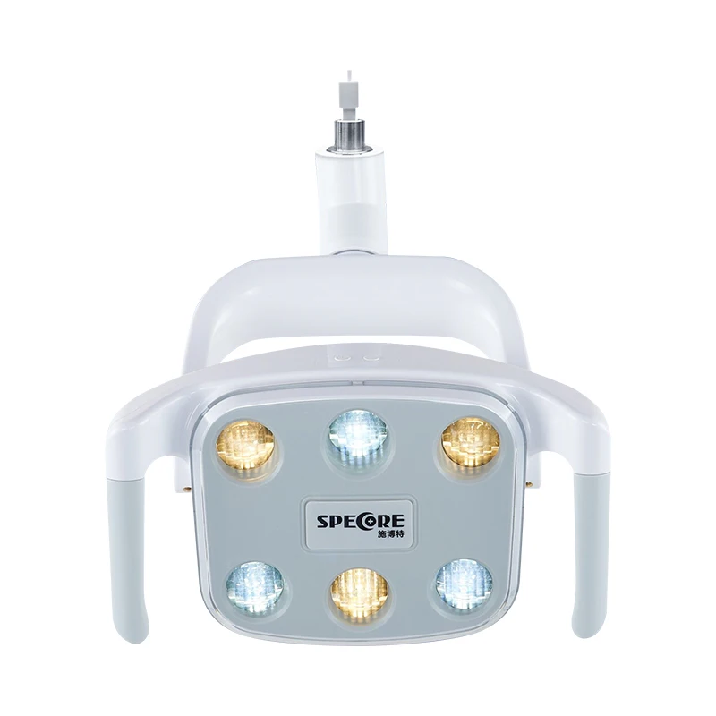 

Универсальная интеллектуальная стоматологическая лампа с датчиком, двухцветная светодиодная хирургическая лампа, интерфейс 22/26 мм, регулируемая цветовая температура 3500-5500K