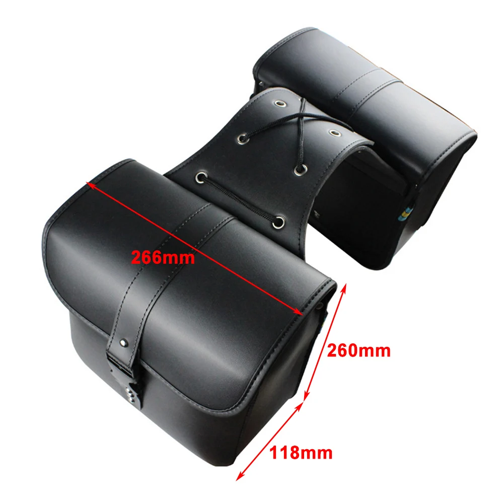 2x Saddlebags Luggage Tool Bag Saddle Bags Universal For Harley Sportster For Honda Shadow VT700 For Yamaha For Suzuki Boulevard