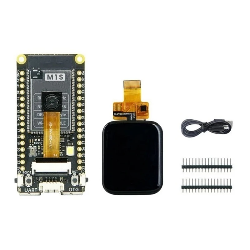 For Sipeed M1S Dock+M1S Module+1.69 Inch Touch Screen+2MP Camera Kit AI+IOT Tinyml RISC-V Linux AI Development Board