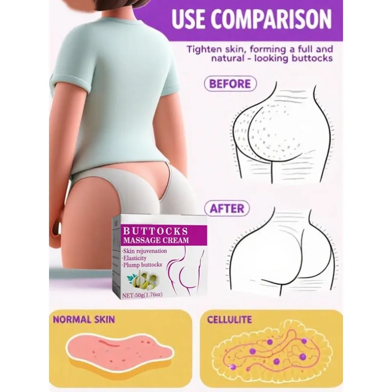 

Быстро нанесите крем на ягодицы.