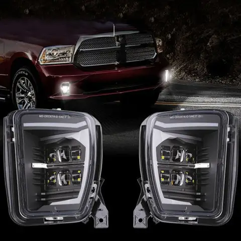 For Dodge Fog Light Parts For Dodge Ram 1500 Accessories Led Fog Lamp For Dodge Ram 2013-2017