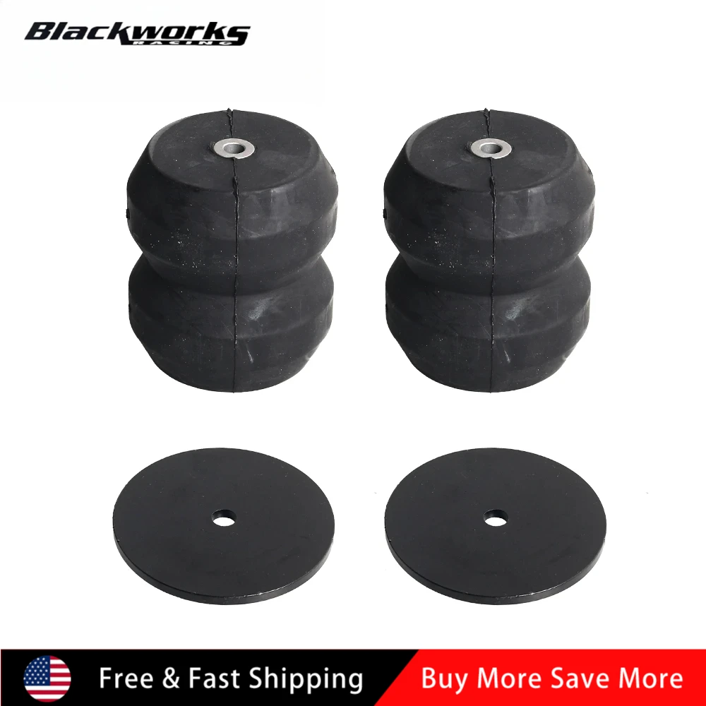 

2Pcs Rear Suspension Rubber Spring Tools Car Suspension Enhancement System Kit for Dodge Ram 1500 2009-2021 DR1500DQ SLJ-1093A