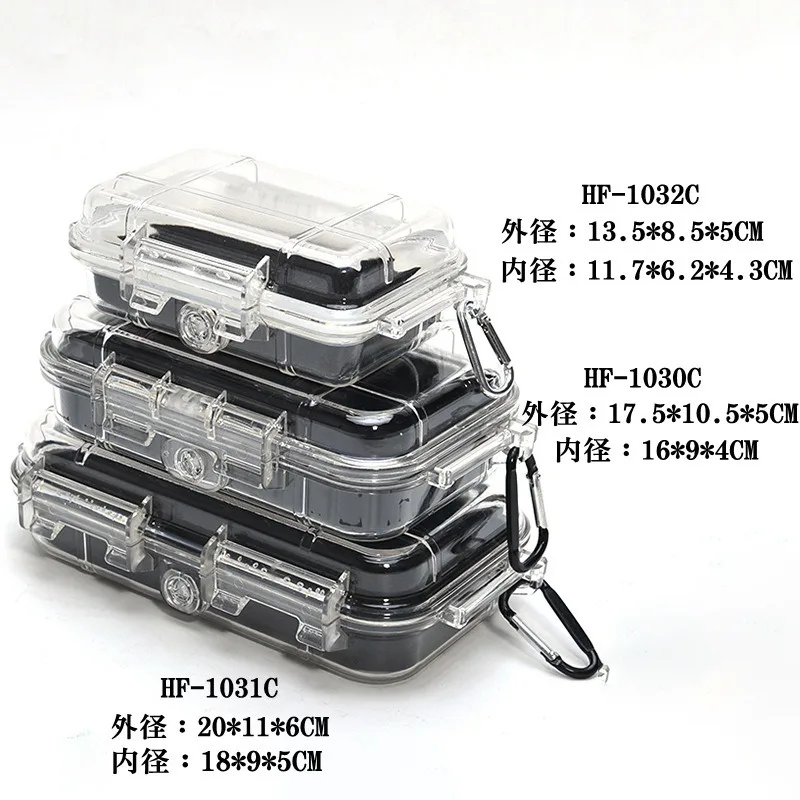 Outdoor moisture-proof, shockproof, and pressure resistant waterproof box, sealed box, storage box, adjustable buffer rubber pad