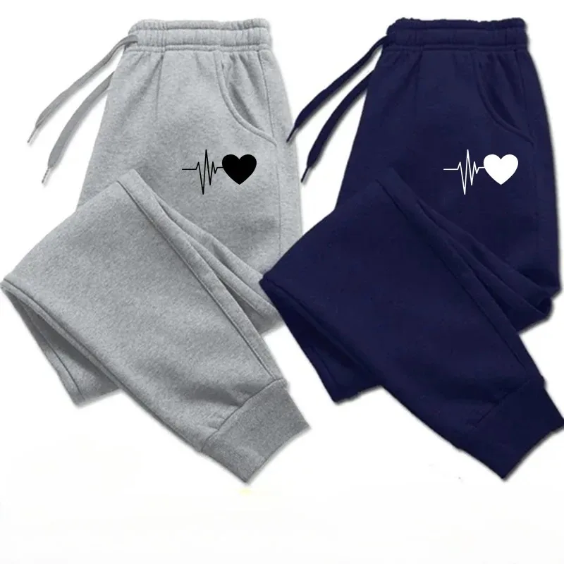 

2024, мужские спортивные штаны с принтом, модные трендовые брюки для бега, универсальные мягкие высококачественные уличные повседневные брюки с эластичной резинкой на талии, S-3XL