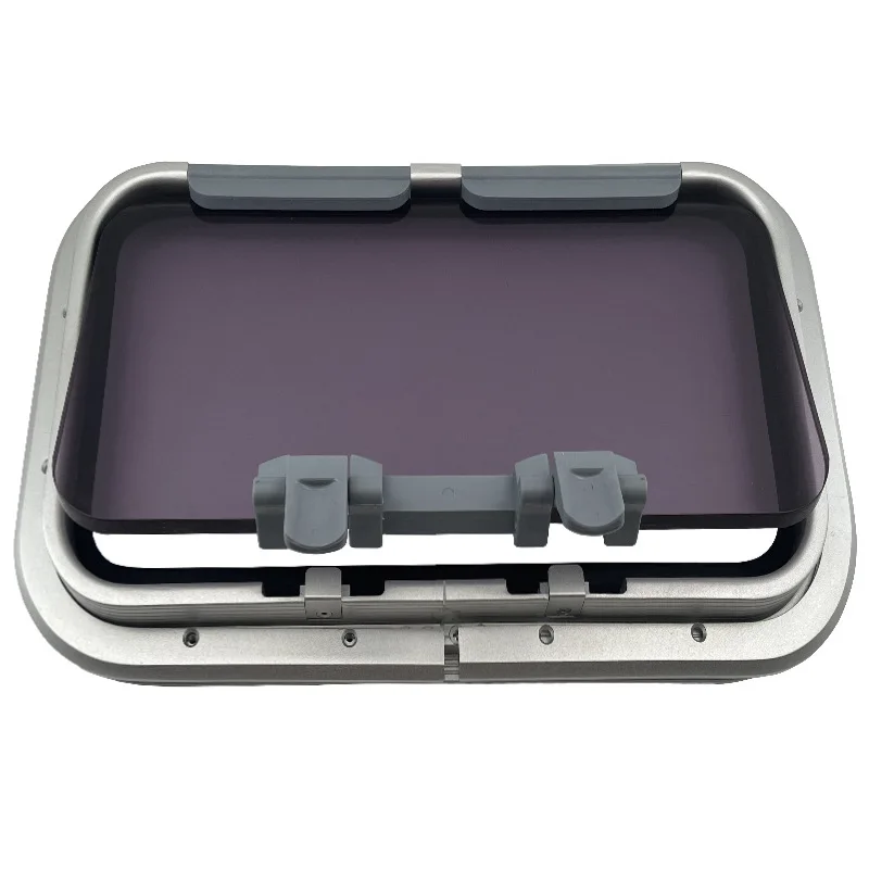 

Heavy-duty Aluminum Alloy Window for RV Yachts Ships Boat Inner Opening Type Waterproof UV Resistant Grey Glass Window