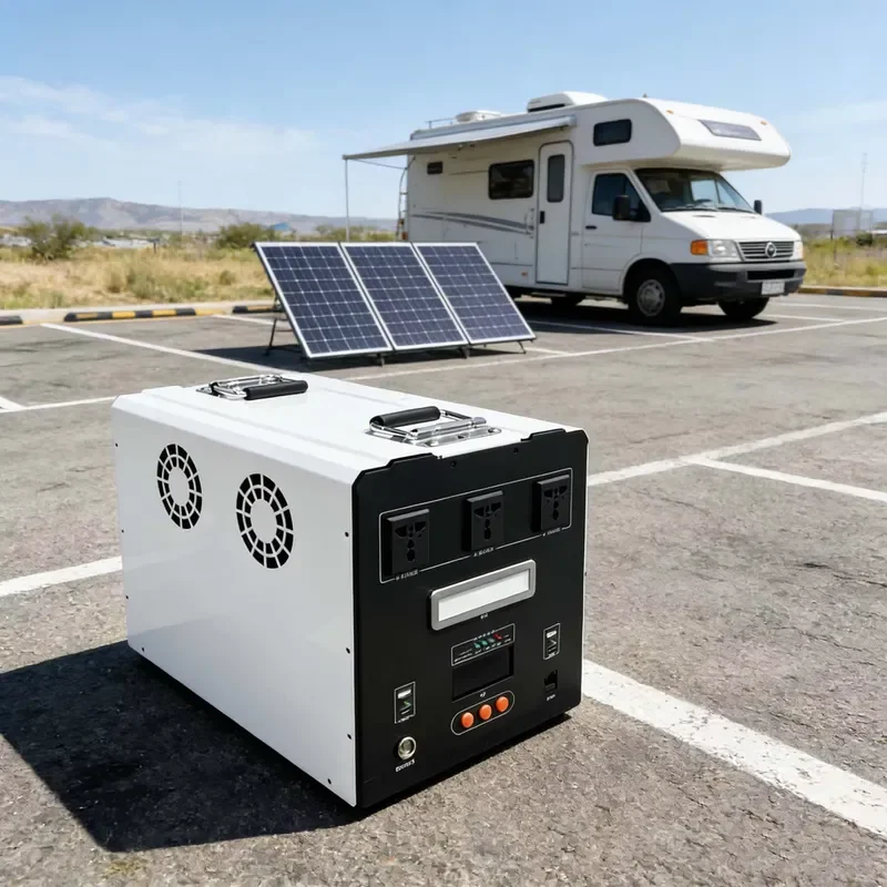 for 1.5-3 kWh Portable RV Charging Station Fast Charging Pure Sine Wave Inverter BMS Solar Power Supply 4