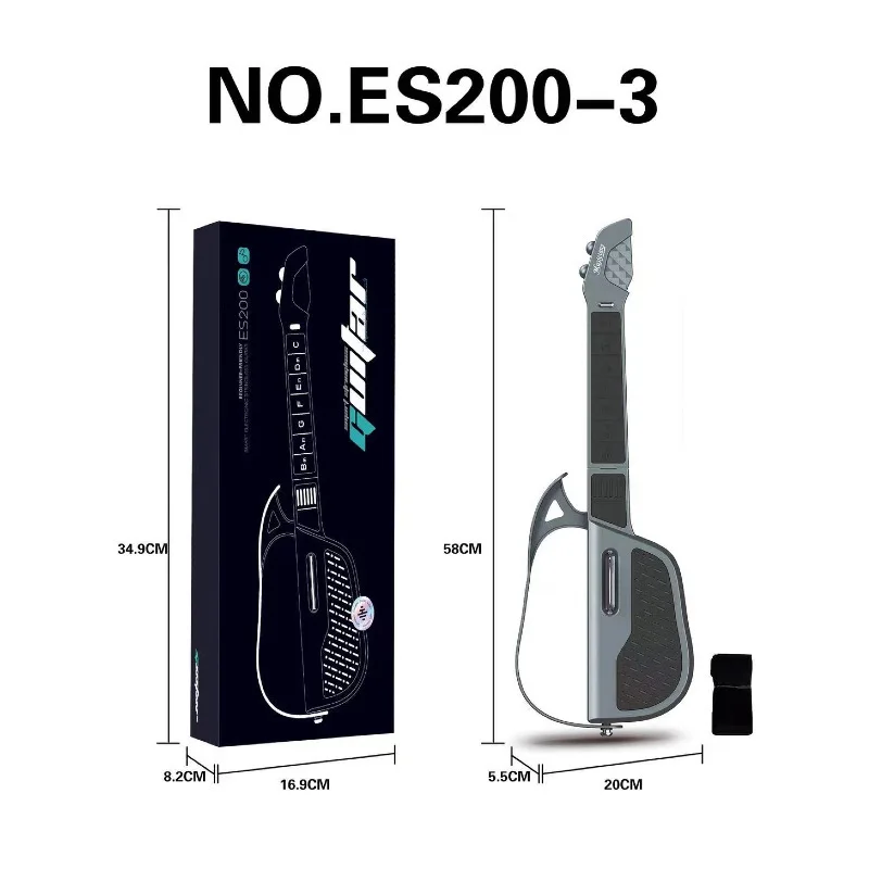 Saitenlose E-Gitarre Anfänger Intelligente faltbare Gitarre Kinder Student Führen Sie elektronische Gitarren aus Multifunktionsgitarren