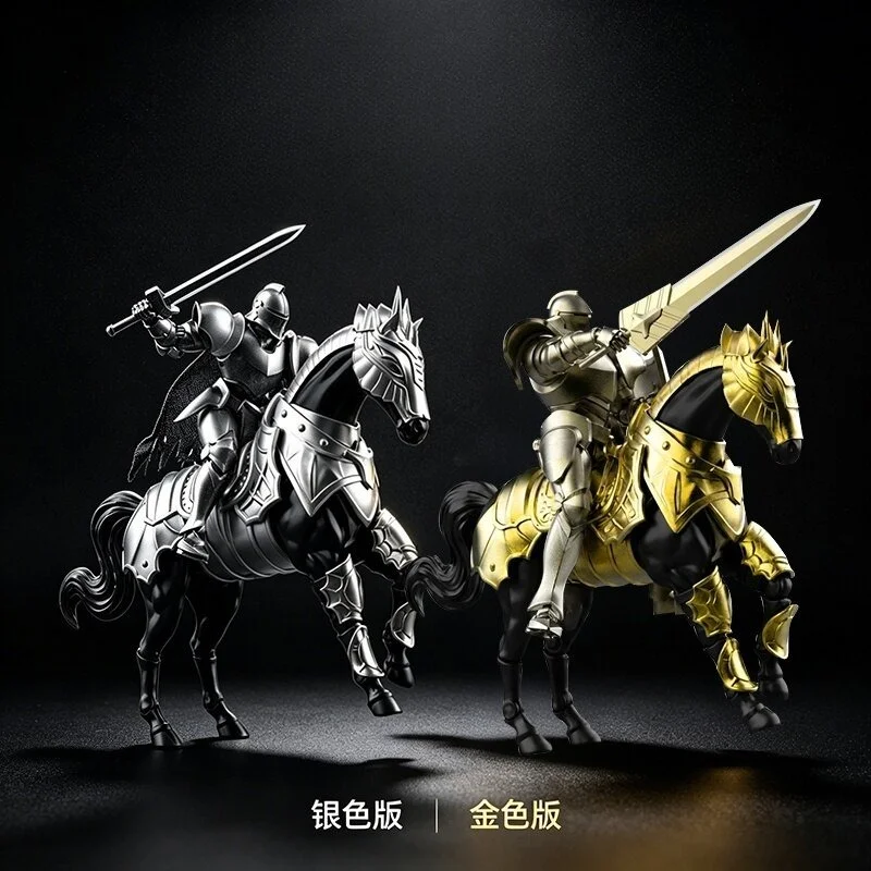 

In Stock Xingdiga Metal Paint Finish Medieval Heavy Knight Assembled Model Articulated Robot Fan Collection Gift