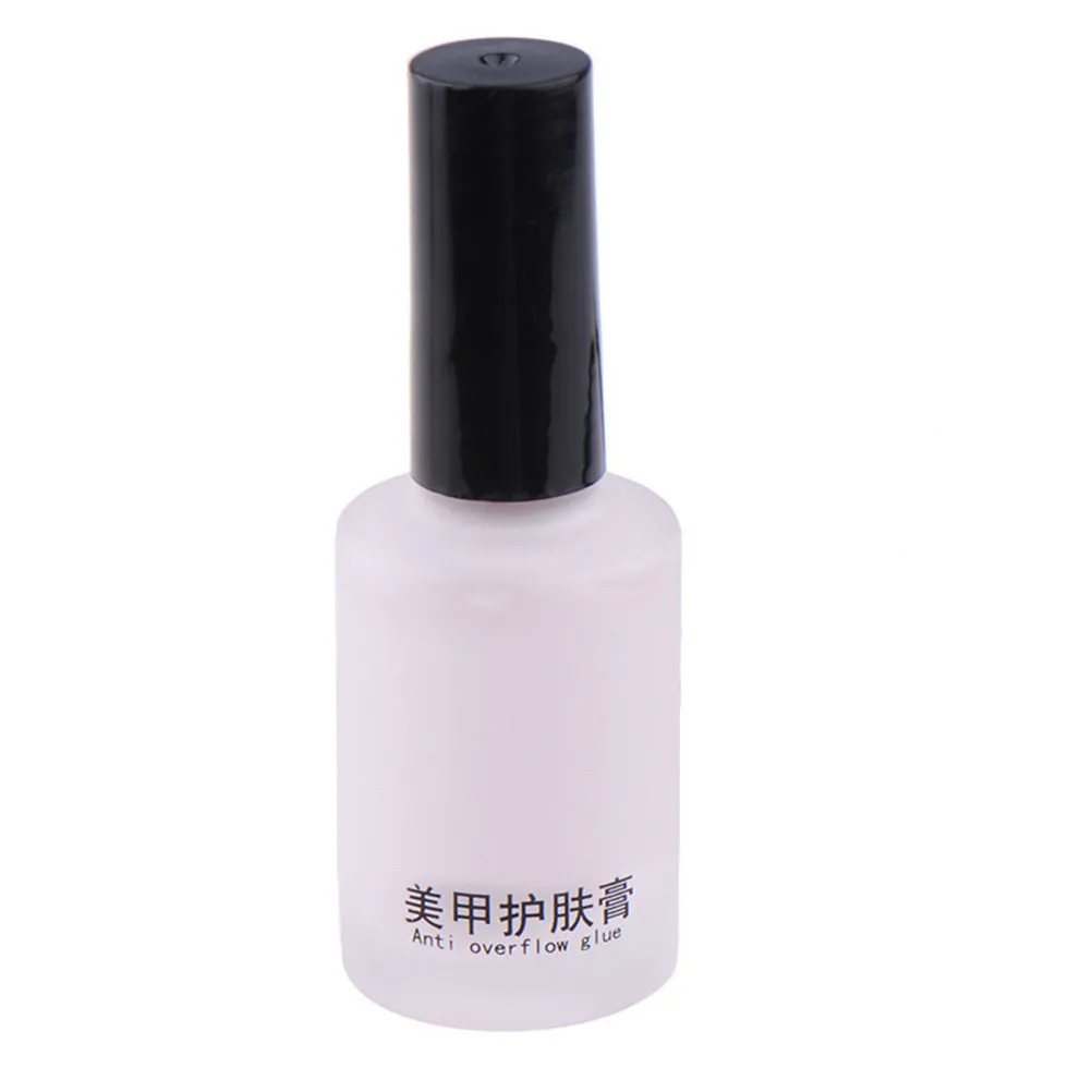 15ml Nail Care Tape Peel Off Anti-Overflow Nail Art Polish Glue Manicure Quick Dry Random Color Anti-Overflow Glue