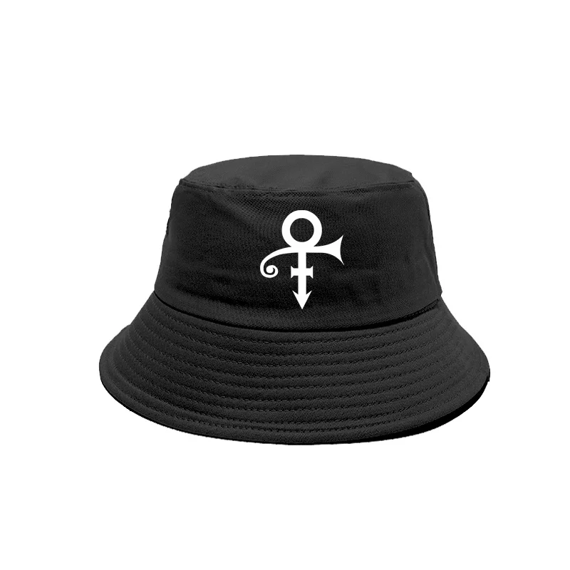 Prince Rogers Nelson Love Symbol Album Bucket Hats Cool Panama Caps Summer Streetwear Outdoor Sunscreen Fisherman Cap Bob Hat