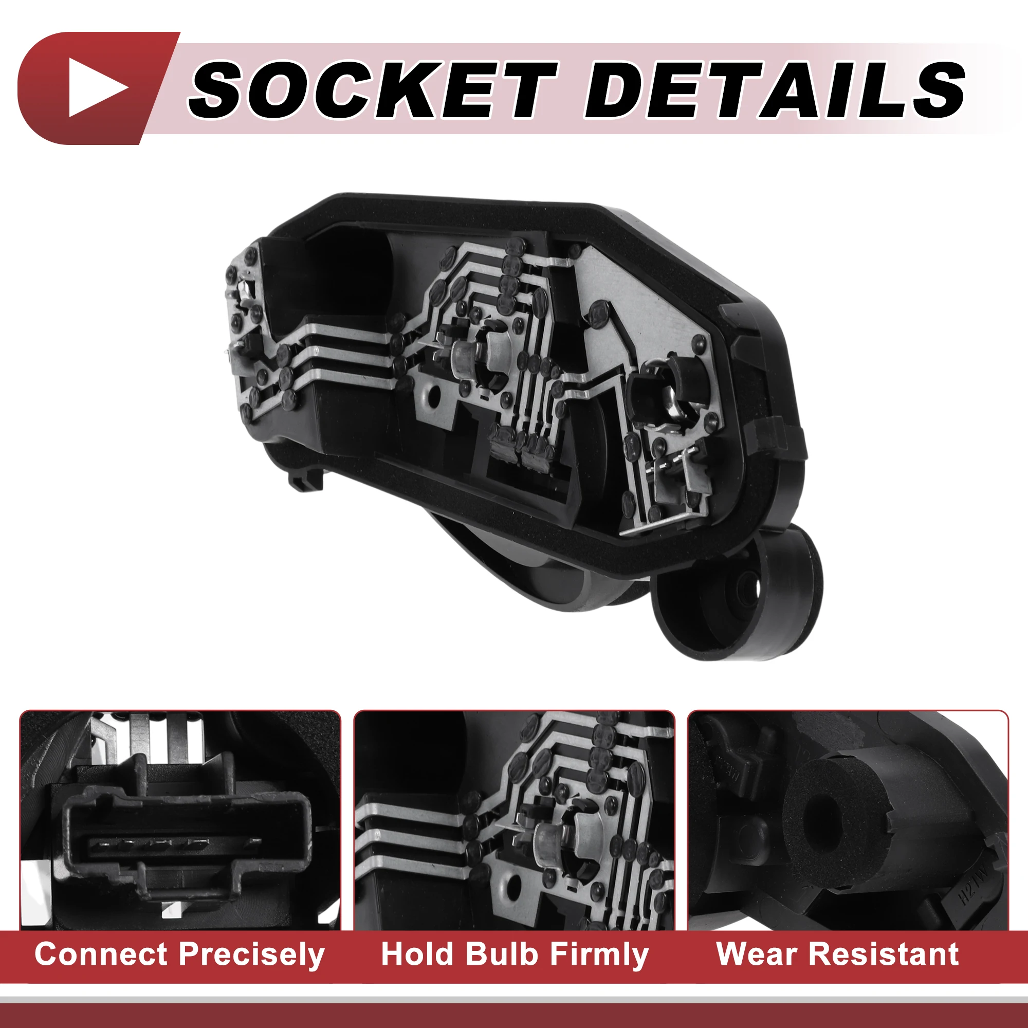 

X Autohaux 1 шт. левый разъем заднего фонаря для Citroen C5 10-13 разъем лампы