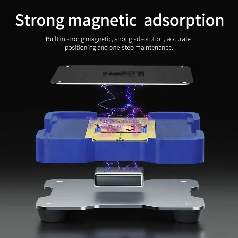 MAant Magnet-MOTIVE-CPU-Halterung für iPhone A8-A17 Qualcomm Mediatek EMMC&HiSilicon&Samsung CPU BGA Reballing-Schablonen-Kit-Werkzeuge – Detail 3