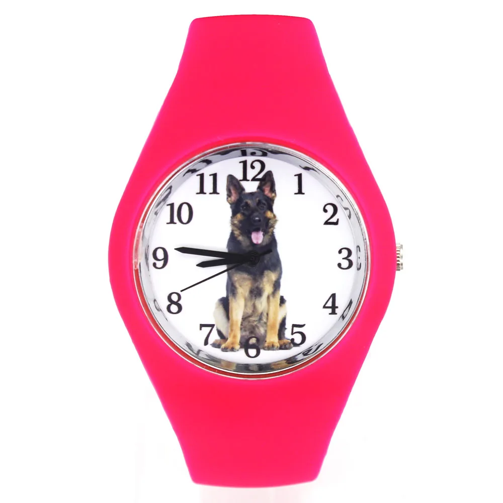Jesus Christus Kreuz Brasilien Kruzifix Ostern Tag Geschenk Frauen Männer Mode Silikon Band Sport Quarz Armbanduhr