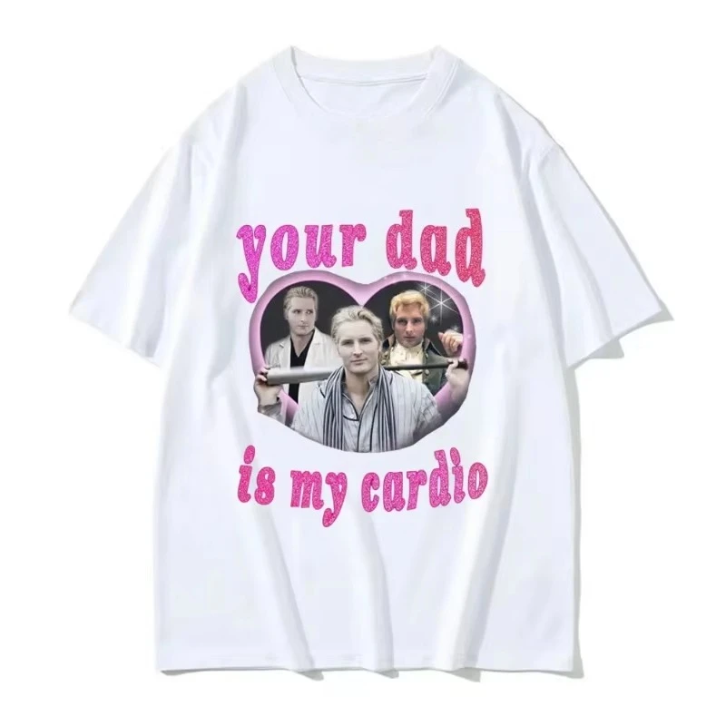 مضحك الأصلي Dilf Carlisle Cullen-الشفق المتضخم تي شيرت موضة الصيف النساء الملابس الشارع الشهير بلايز تي شيرت #2