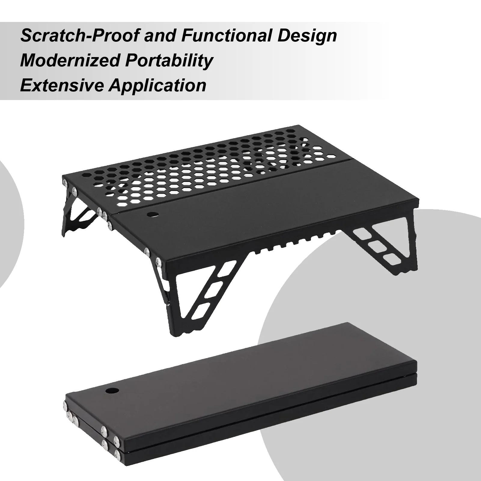 

Складная решетка для гриля для костра, портативная решетка для приготовления пищи из алюминиевого сплава для открытого огня, компактная стойка для гриля для барбекю для кемпинга, пикников