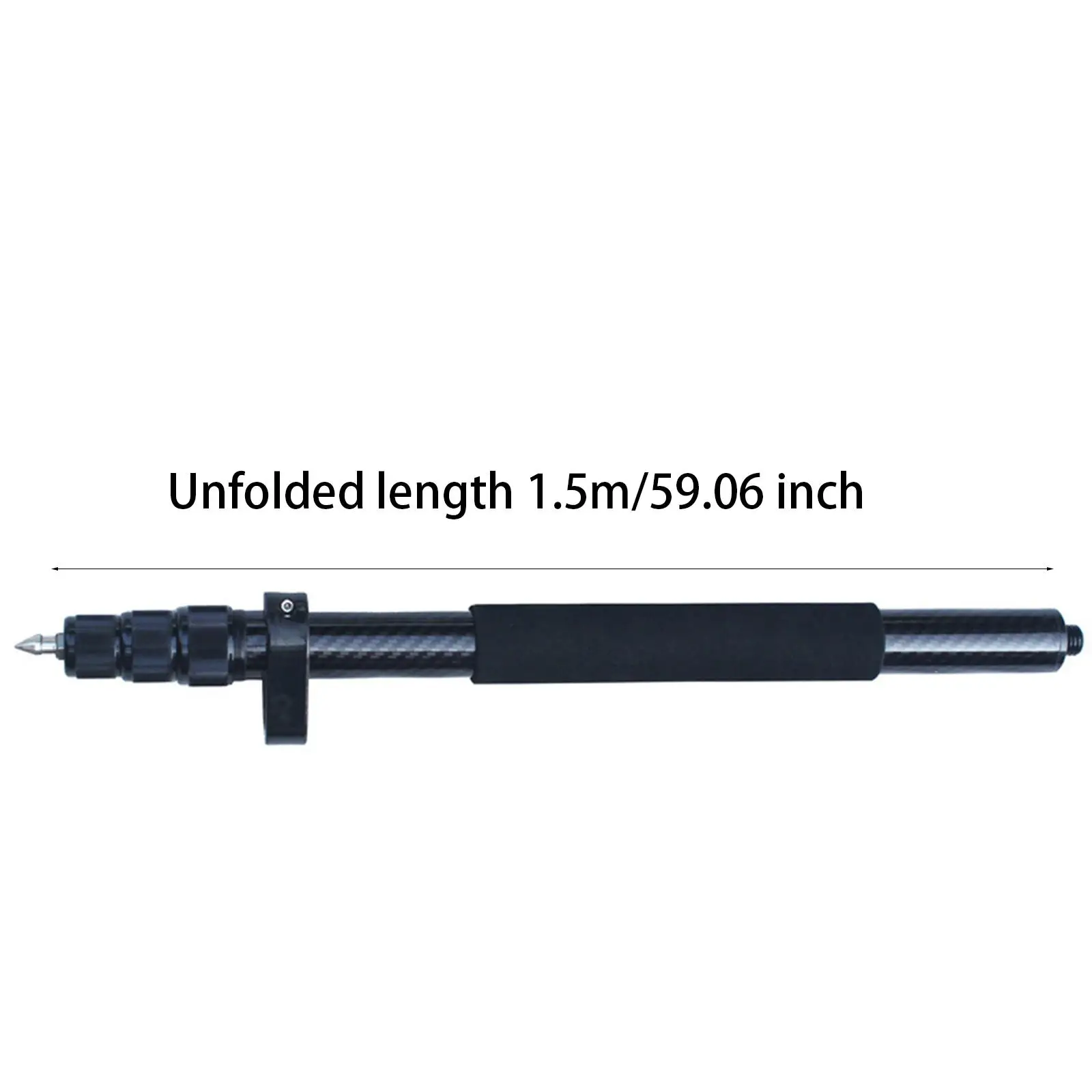 Telescopic Centering Rod Surveying Pole 150cm Practical Easy to Use Lightweight