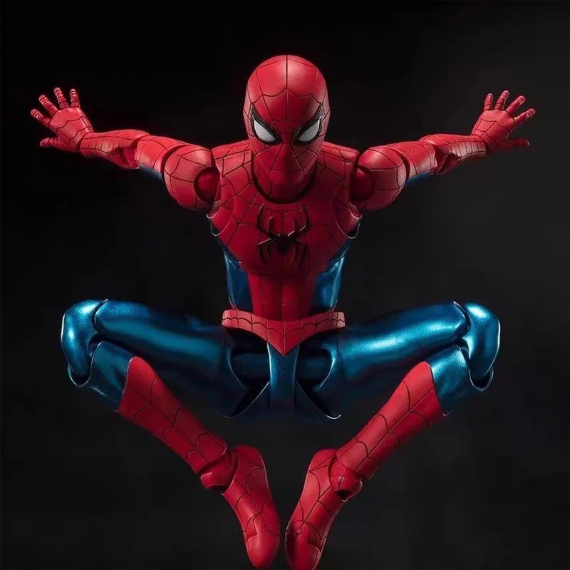 New Shf Spider Man Brand New Day Peter Parker New Red And Blue Suit Gk Action Figure Birthday Present Toys Gifts