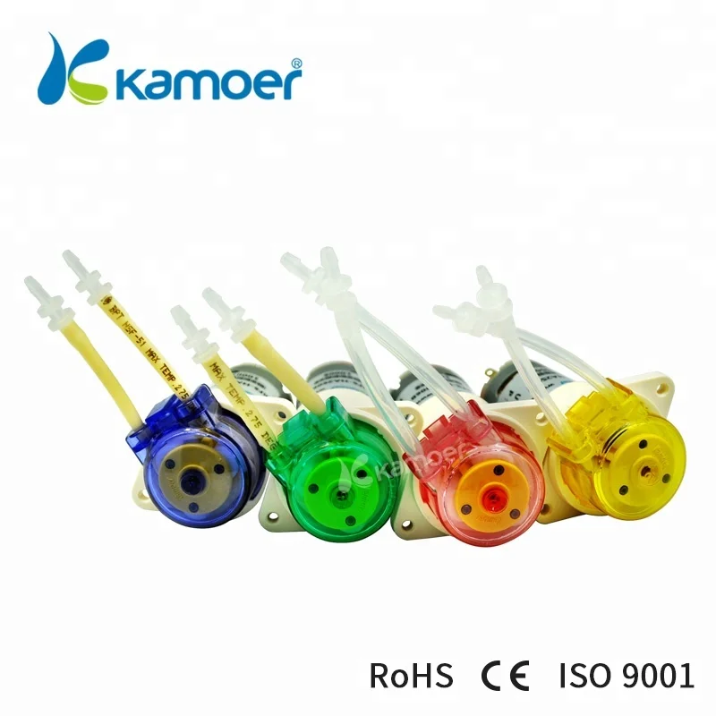 Kamoer 12v KFS DC Brushed Motor Metering Pump butyl acetate transfer microplate washer Self-priming Micro Peristaltic pump