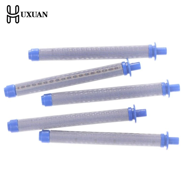 5/10PCS Blue White Airless Spray Gun Filters, 60 Mesh Replacement High Pressure Spraying Accessories Airless Sprayer Filters