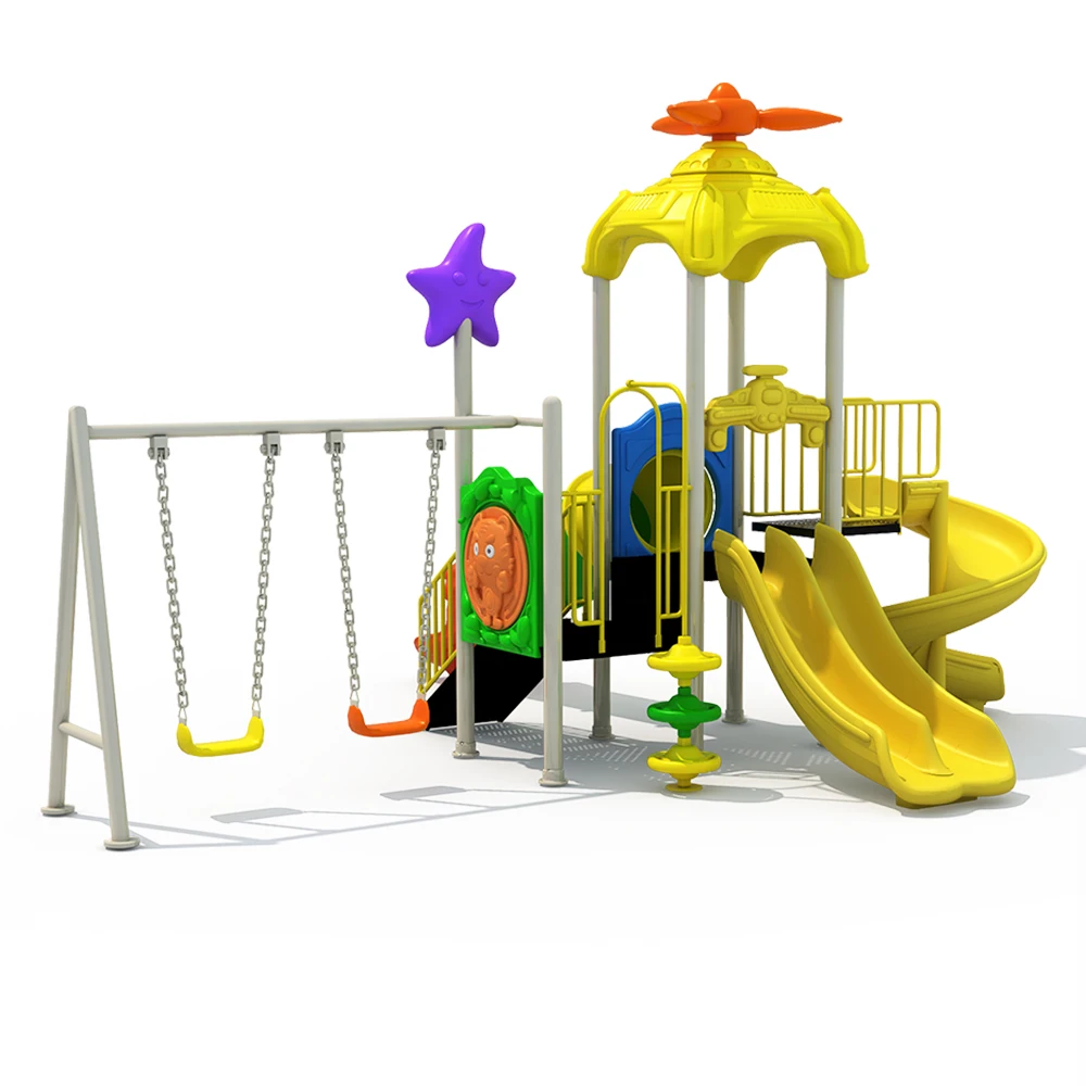 Wholesale Kids Baby Outdoor Playground Equipment Game Center China Reasonable Price Outdoor Kids Swing Set Playground Playhouse