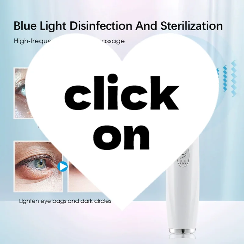미니 휴대용 전기 진동 눈 얼굴 마사지기 안티에이징 주름 다크서클 제거 펜 뷰티 스킨케어 도구