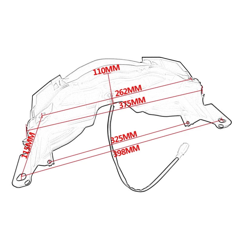 waase For Yamaha N-MAX NMAX 155 Gen 3rd TURBO 2025 2026 Tail Light Brake Turn Signals Integrated LED Stop Light