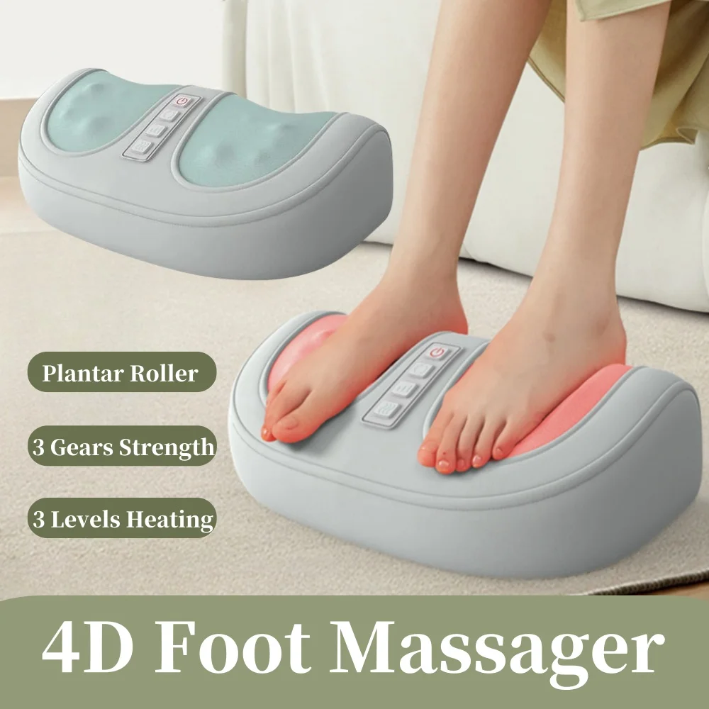 

Electric Foot Fascia Massager Portable Foot Massager Heating Therapy Hot Compression Deep Relax Leg Arm Muscle For Yoga Fitness