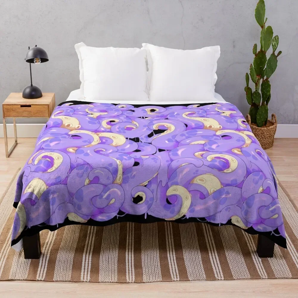 

Tentacle pit purple Throw Blanket Warm Accent Blanket for Living Room Decoration